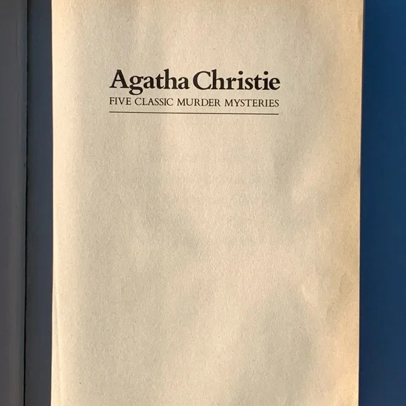 Agatha Christie Five Classic Murder Mysteries Book - Picture 2 of 12